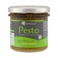 Ca' Messighi Pesto, Basilico Genovese D.O.P., Ricetta Ligure, ohne Knoblauch, 130g