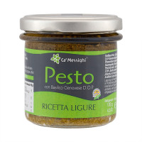 Ca' Messighi Pesto, Basilico Genovese D.O.P., Ricetta Ligure, 130g